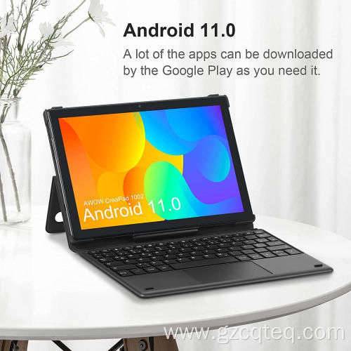 10.1 inch Android 11 Tablet with Keyboard